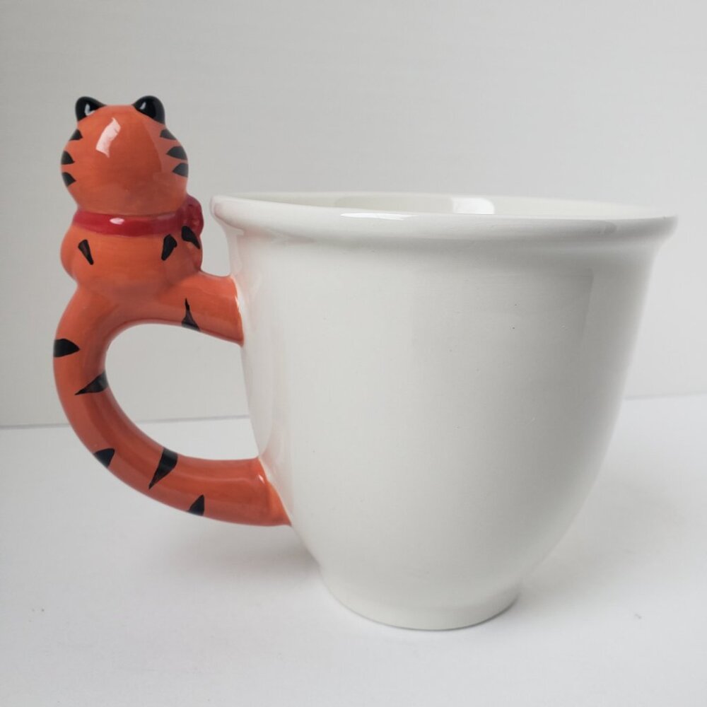 Vtg 2001 Kelloggs Tony The Tiger Oversize Coffee Mug Cup Bowl Retro Cereal NWOT - Picture 3 of 9